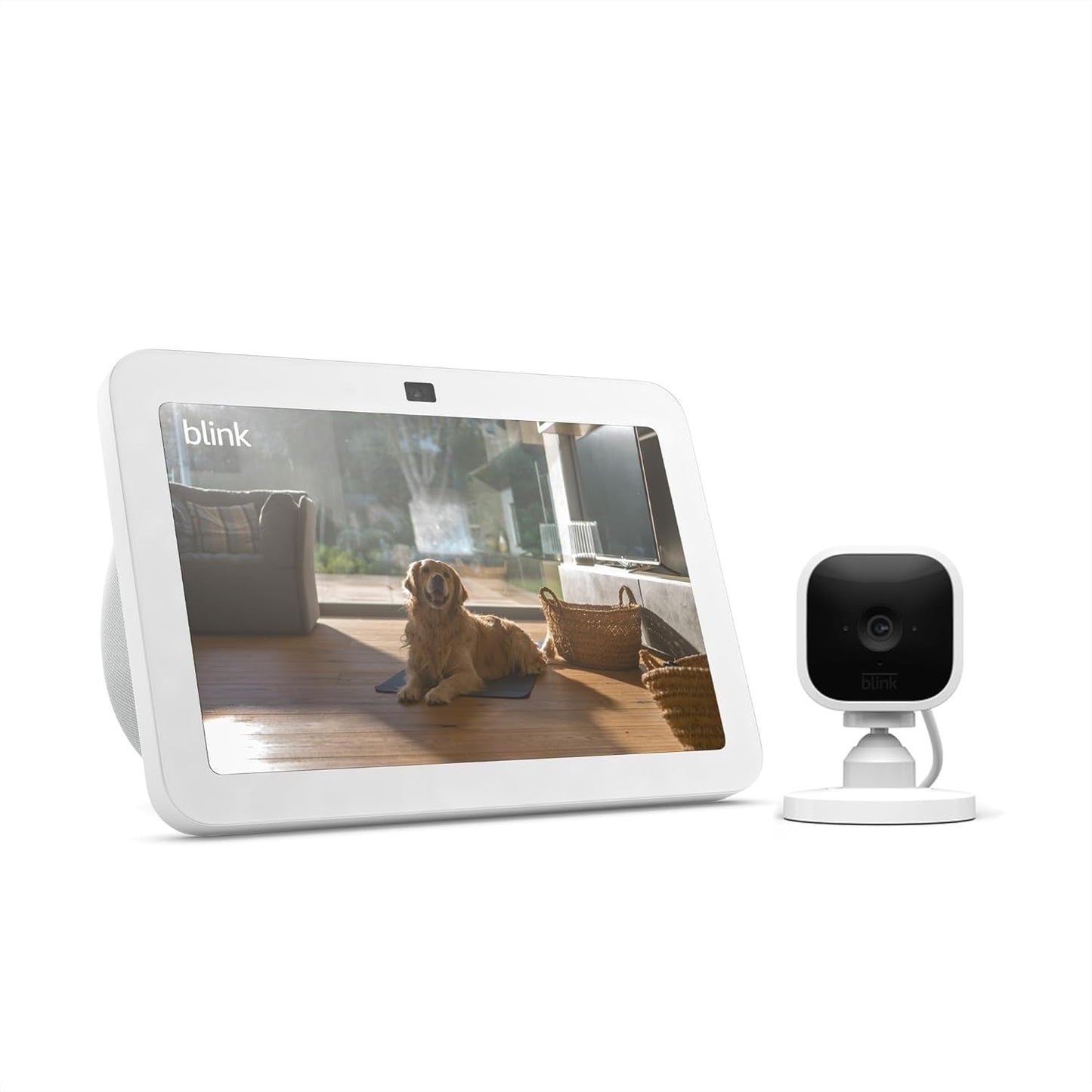 Echo Show 8 (3Rd Gen, 2023 Release) with Blink Mini | Glacier White