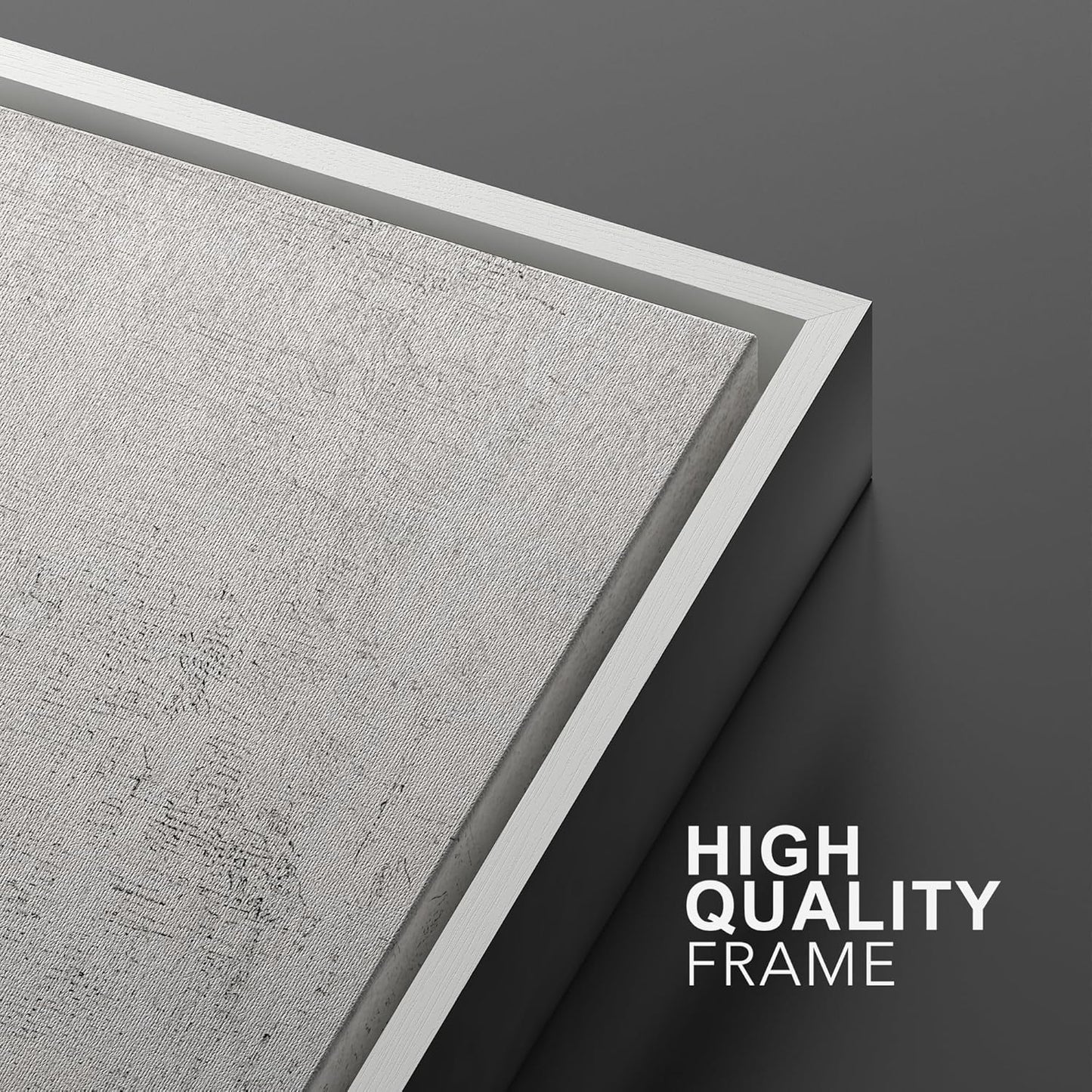 SIGNWIN Framed Canvas Print Wall Art Pastel Grunge Gray Landscape Abstract Shapes Illustrations for Living Room, Bedroom, Office - 24"x36"x2 White