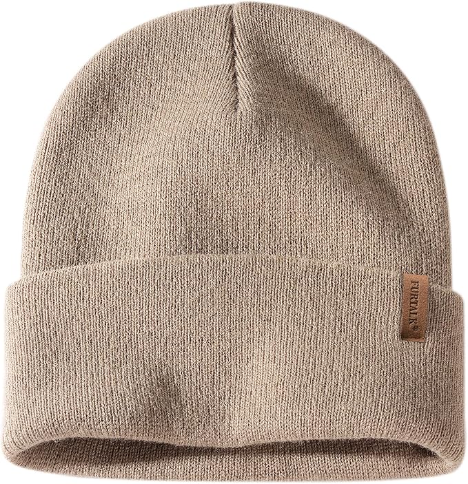 FURTALK Beanie for Men Women Cuffed Thick Knitted Unisex Winter Hat Beanies Skull Cap