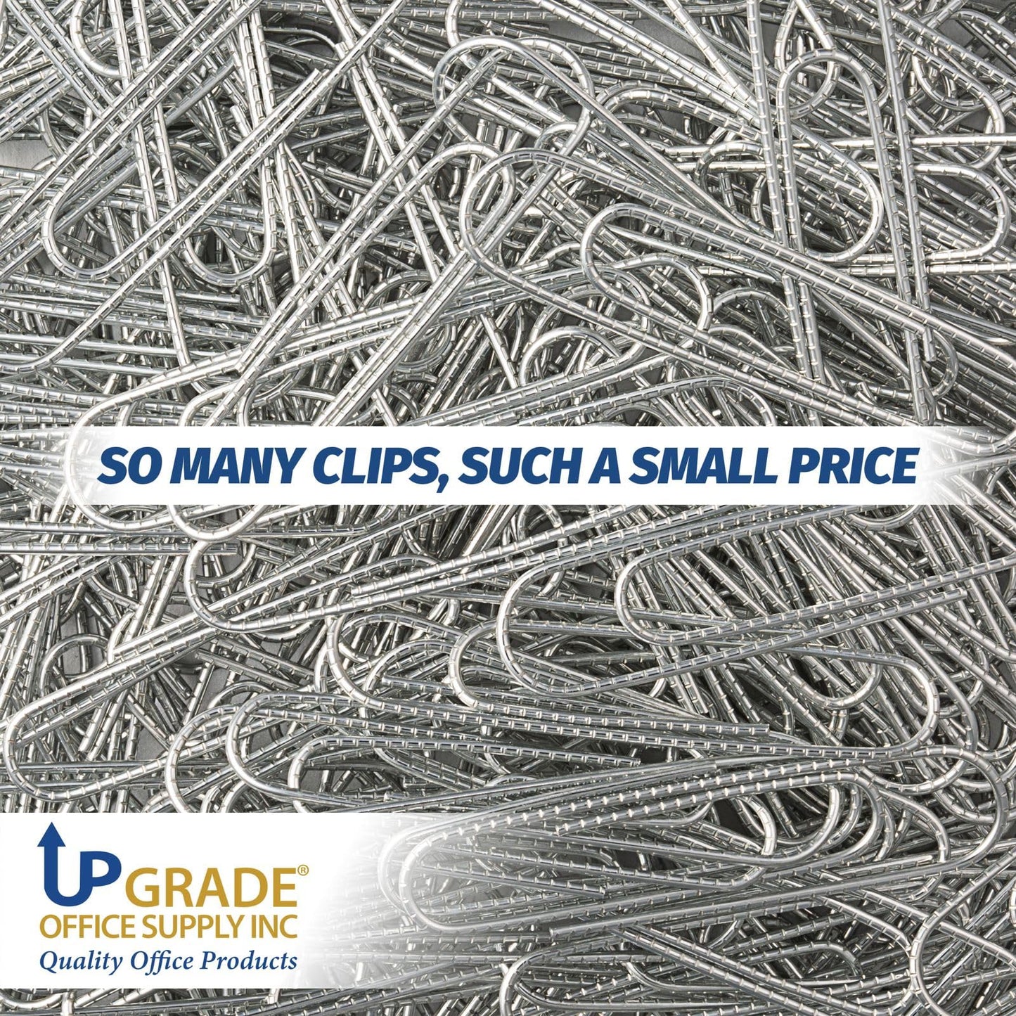 Upgrade Office Supply Jumbo Paper Clips, Non Skid, 1.9 Inch, 600 Count, 6 Boxes of 100, Silver Steel Wire Clips, Made in USA