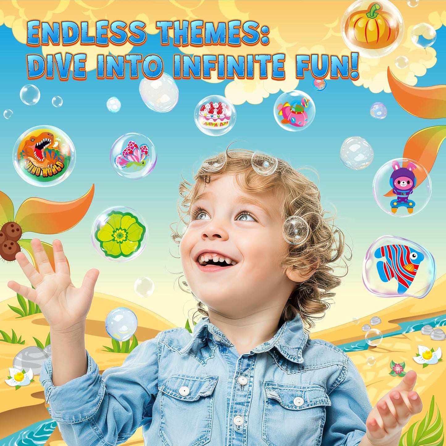 3200+ Stickers for Kids, 3D Puffy Sticker, 64 Different Sheets, Cute Animals Stickers for Boys Girls Teachers, Classroom Reward, Craft Scrapbooking, Party Gift