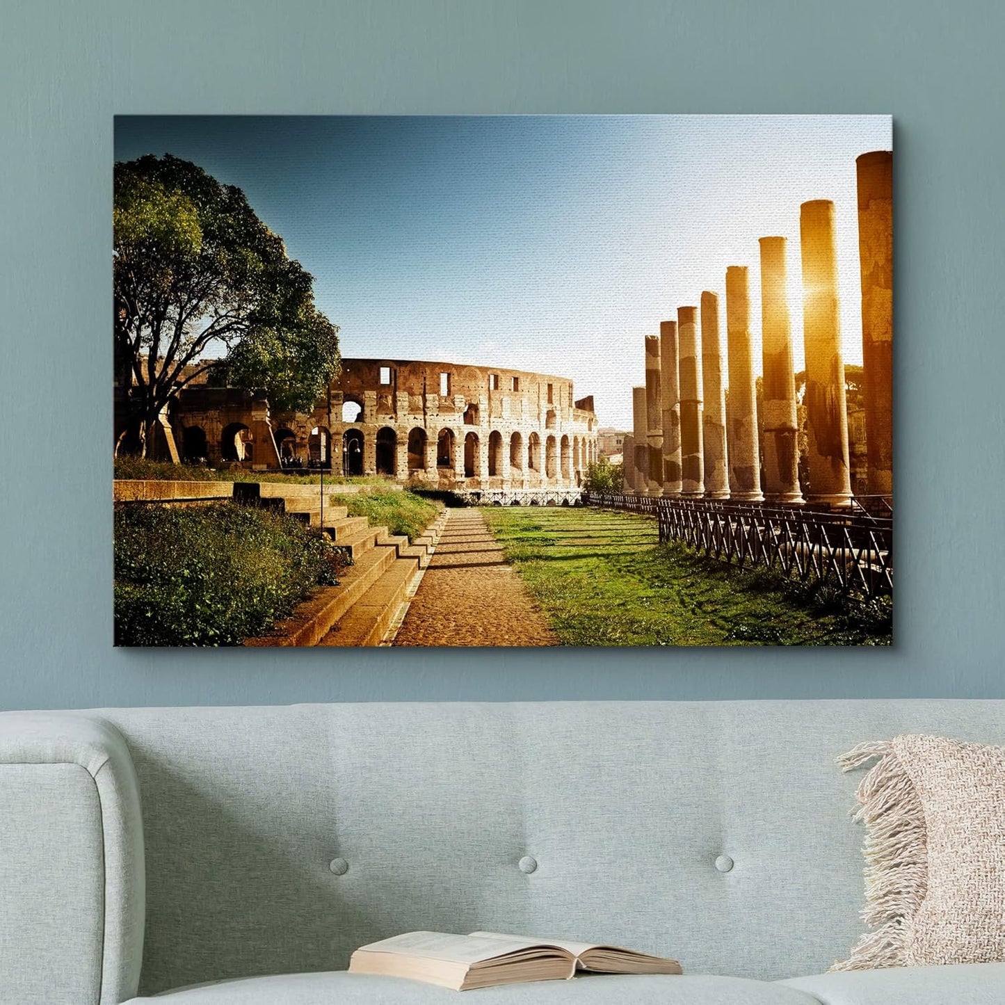 Canvas Prints Wall Art - Colosseum in Rome, Italy - 12" x 18"