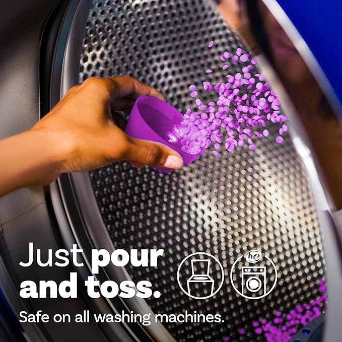 Downy Unstopables In Wash Scent Booster Beads, Lush Scent, 13.4 oz, Laundry Beads for Odor Protection, Downy Scent Booster Beads, Laundry Scent Boosters