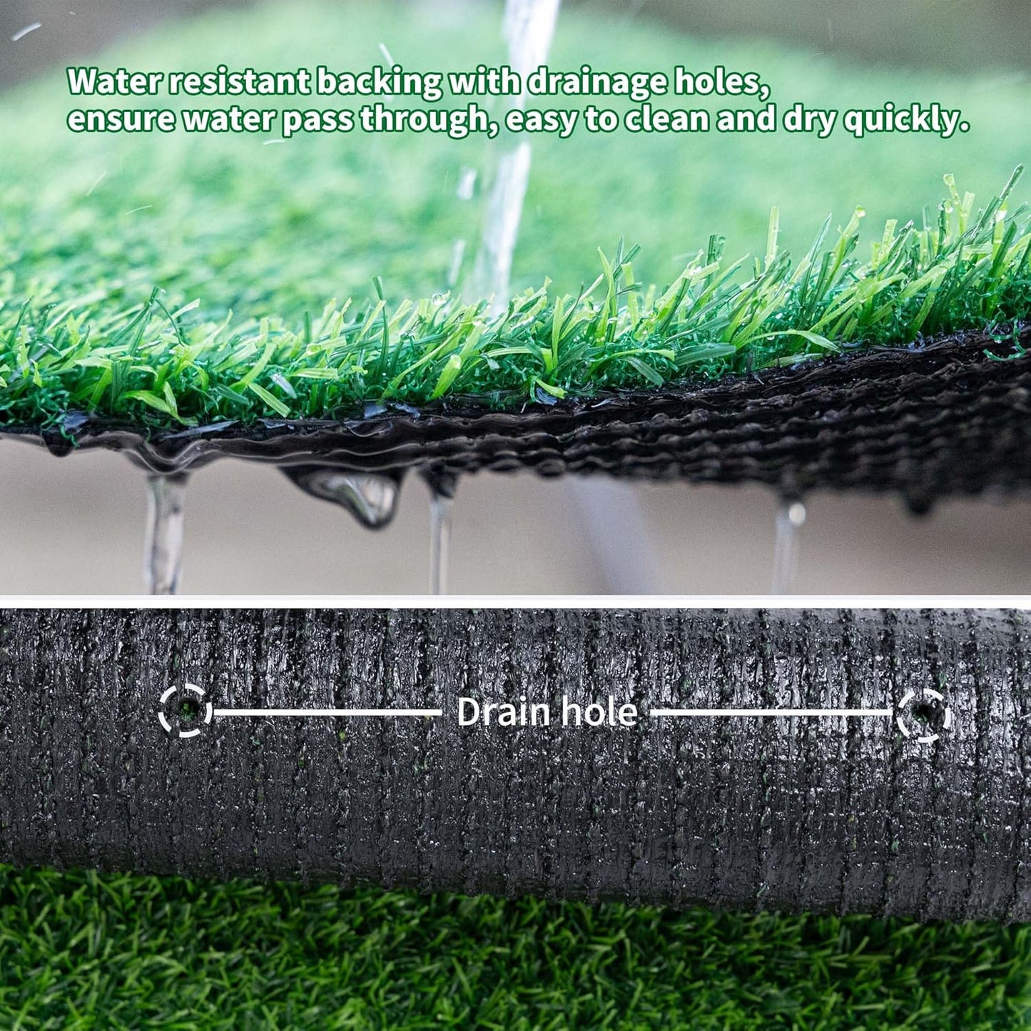 Artificial Grass Turf Mat, 4/5 Inch Indoor Outdoor Entrance Mat, Pet-Friendly Decoration, Easy to Clean (78” x 38”)