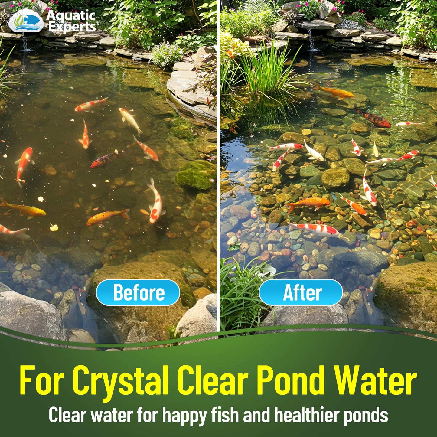 Aquatic Experts Classic Koi Pond Filter Pad COARSE – Black Bulk Roll Pond Filter Media, Rigid Ultra-Durable Latex Coated Fish Pond Filter Material US, (18" x 36")