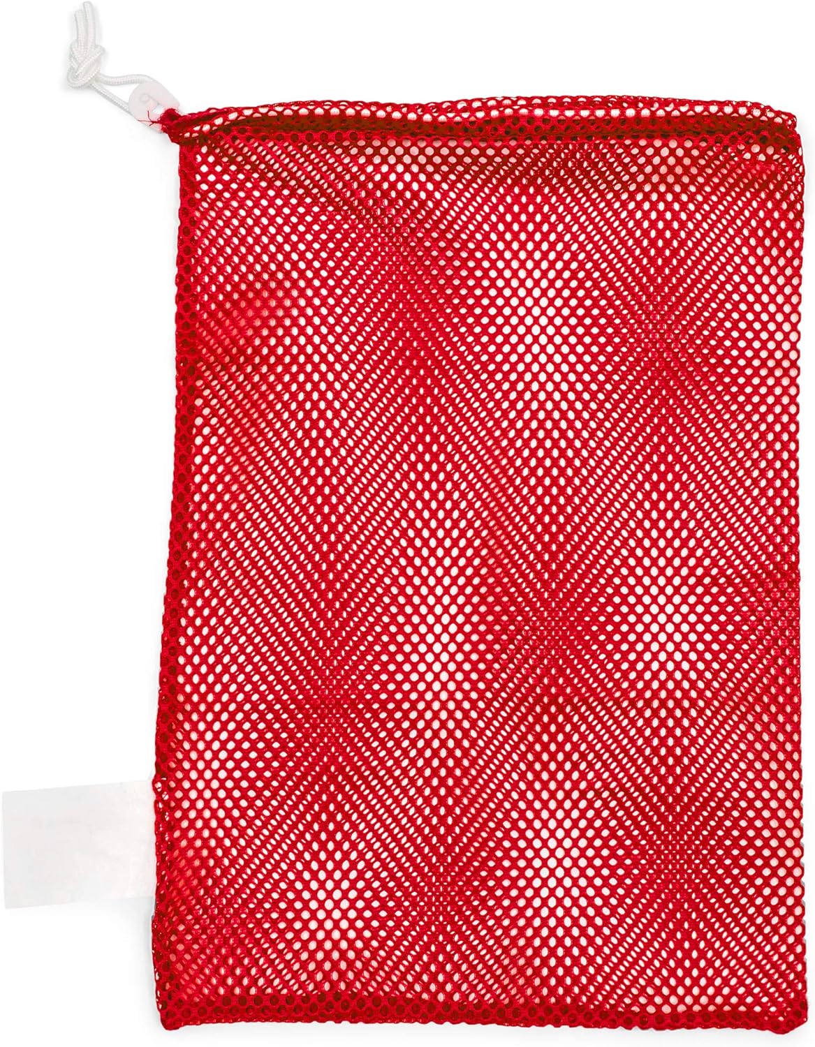 Champion Sports Mesh Equipment Bag – Heavy-Duty Nylon Drawstring Bag with Lock & ID Tag, Breathable Storage Sack for Balls, Swim Gear, Laundry & Toys, Multiple Sizes & Colors