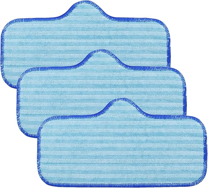 Microfiber Pads for Dupray Neat Steam Cleaner, Durable, Reusable and Machine Washable, Microfiber Replacement Mop Pads for Dupray Steam Cleaner Accessories, 3Pack