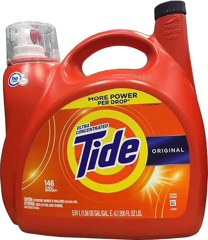 Tide He Original Liquid Detergent( 146 Loads/ 200 Fl Oz), 200 fl. oz.