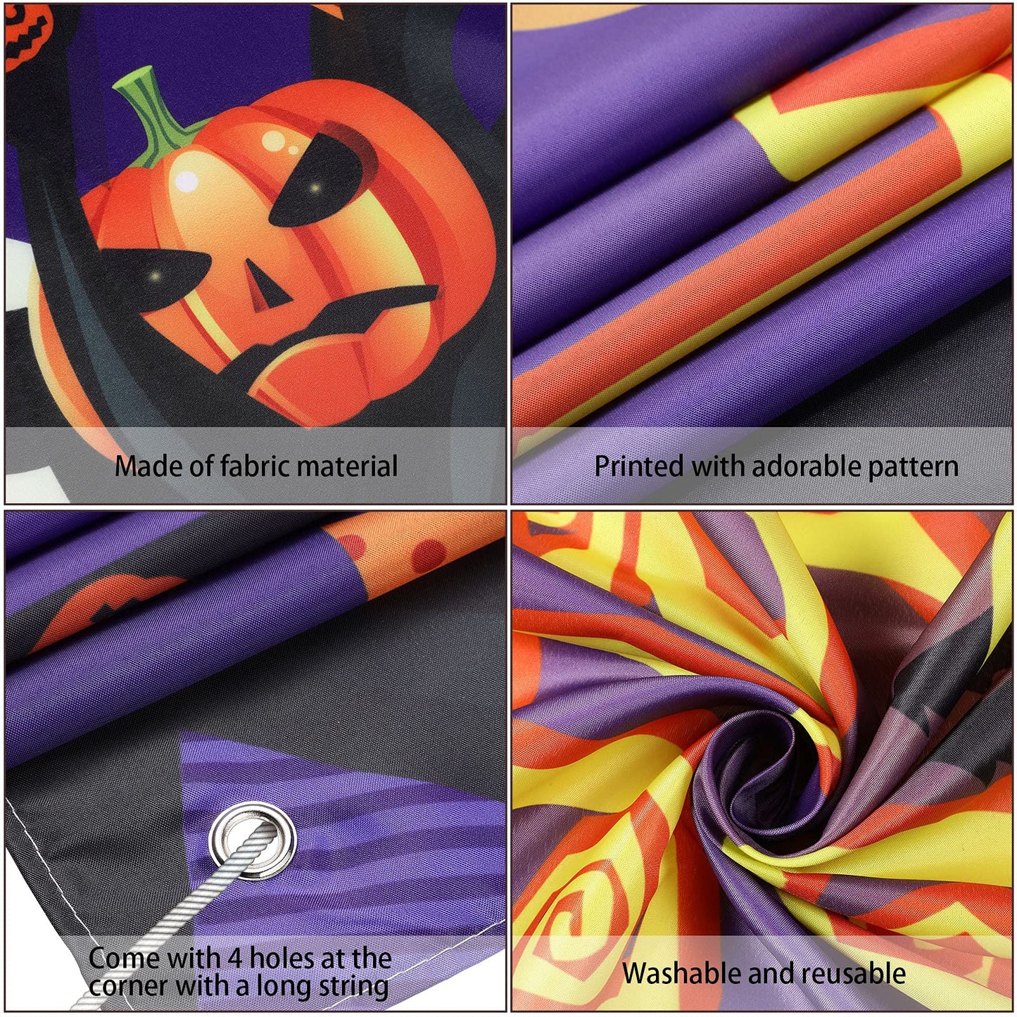 Halloween Birthday Backdrop Happy Birthday Halloween Banner Party Decoration Pumpkin Ghost Spooky Castle Photography Background