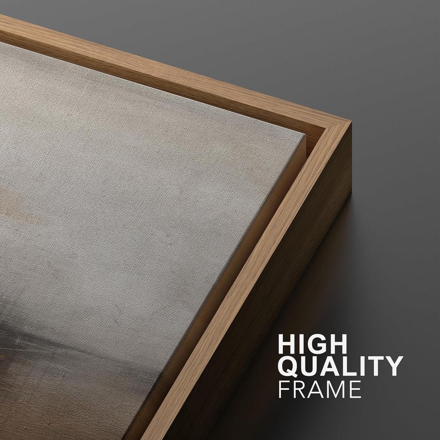 SIGNWIN Framed Canvas Print Wall Art Neutral Landscape Subtle Brown and Gray Tones Illustrations Modern Art Decorative Contemporary for Living Room, Bedroom, Office - 24"x36"x2 Natural