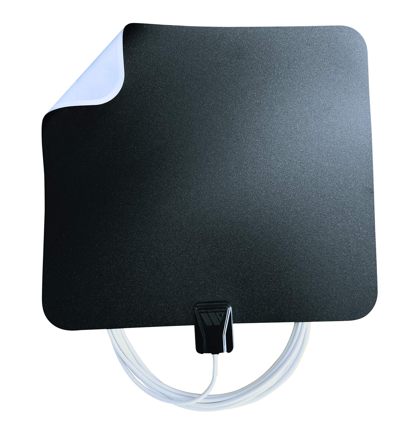 Winegard FL5500A FlatWave Amped Digital HD Indoor Amplified TV Antenna (4K Ready / ATSC 3.0 Ready / High-VHF / UHF)  60 Mile Long Range  Black/White  6 Feet-New