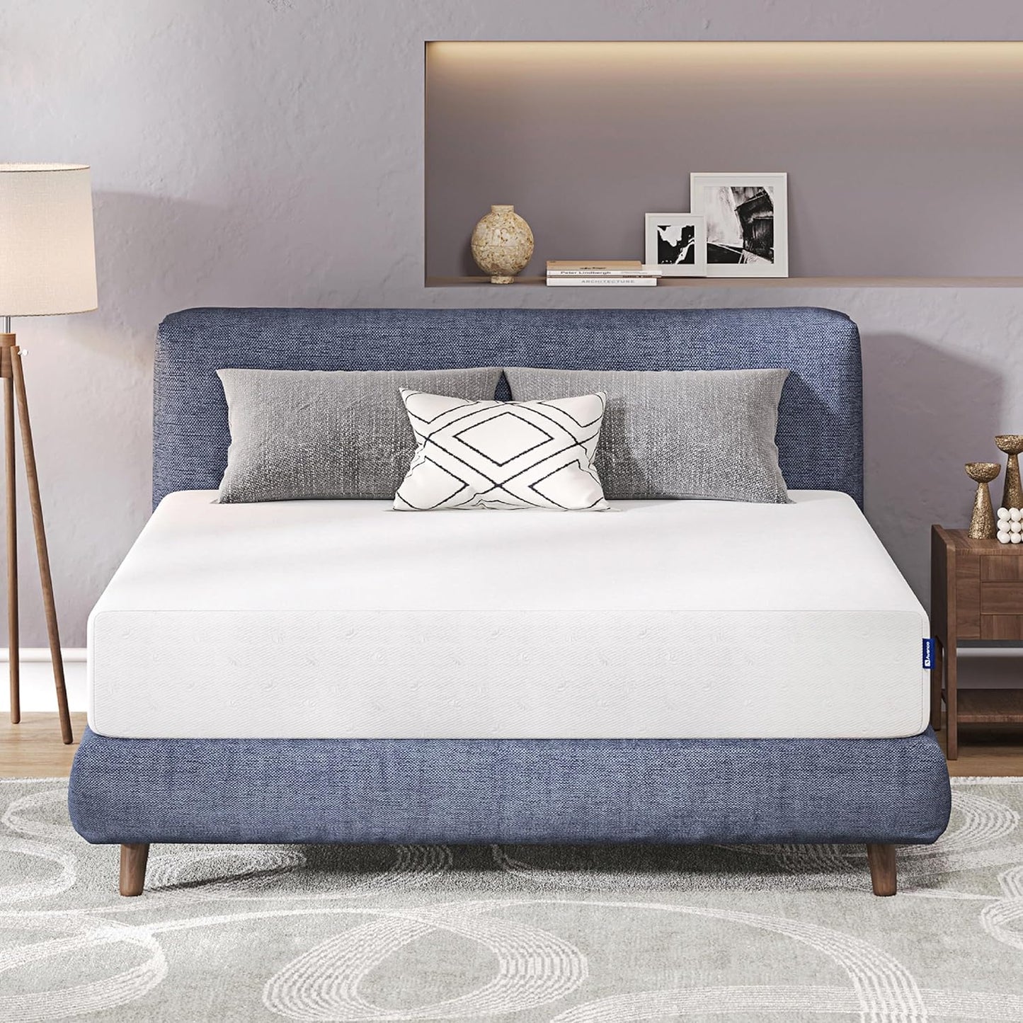 Avenco Full Size Mattress, 12 Inch Full Mattress in a Box with Bamboo Charcoal Memory Foam for Cooling Sleep & Pain Relief, Medium Soft Guestroom Full Bed Mattresses, CertiPUR-US Certified