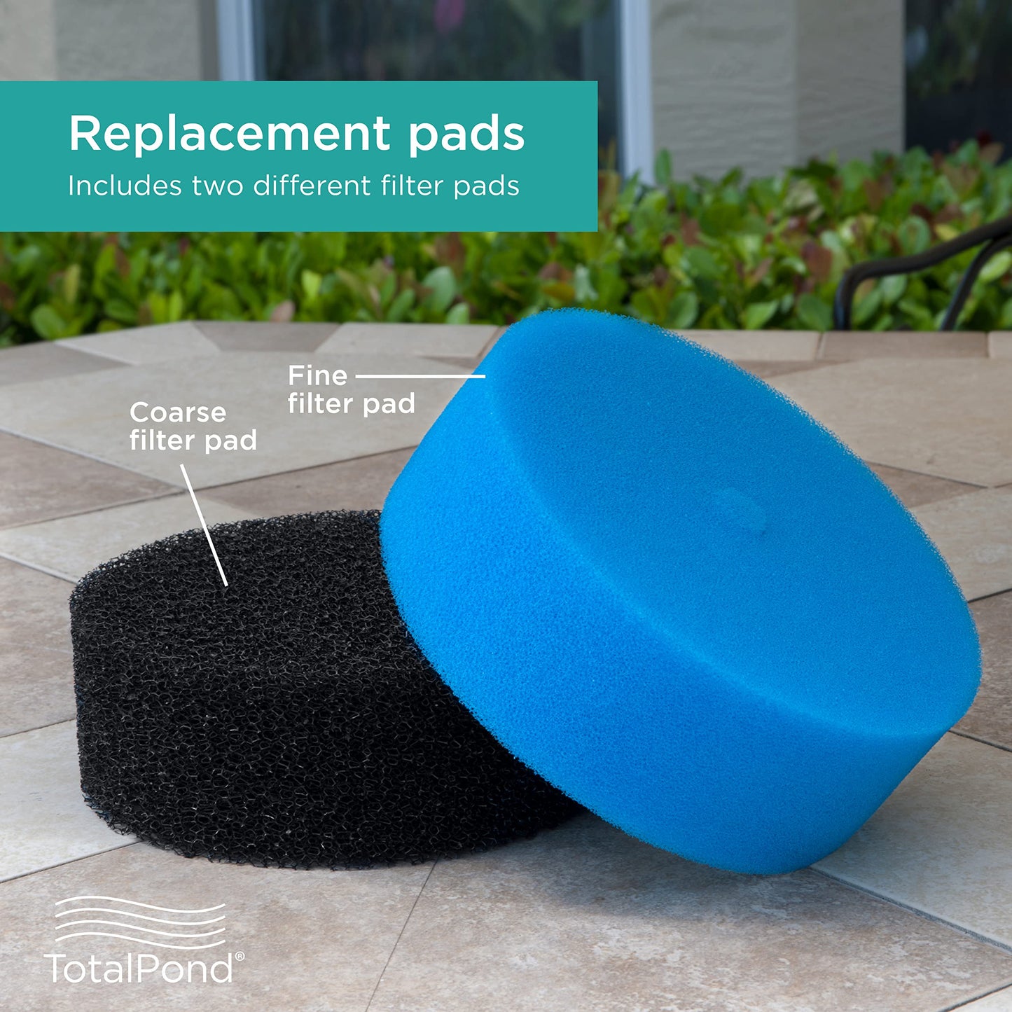 TotalPond Replacement Filter Pads for The 900 Gallon Pressurized Pond Filter (PF850) and 1200 Gallon Complete Pond Filter with UV Clarifier (PF1200UV)