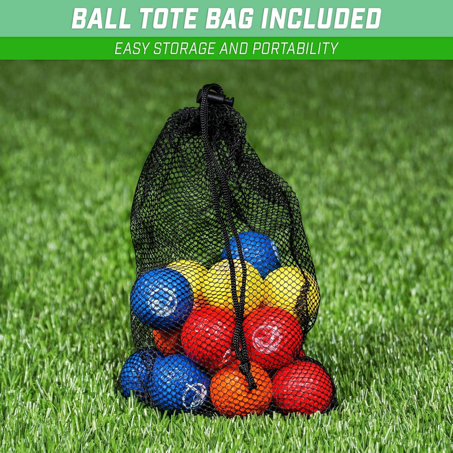 GoSports Foam Golf Practice Balls Realistic Feel and Limited Flight Use Indoors or Outdoors