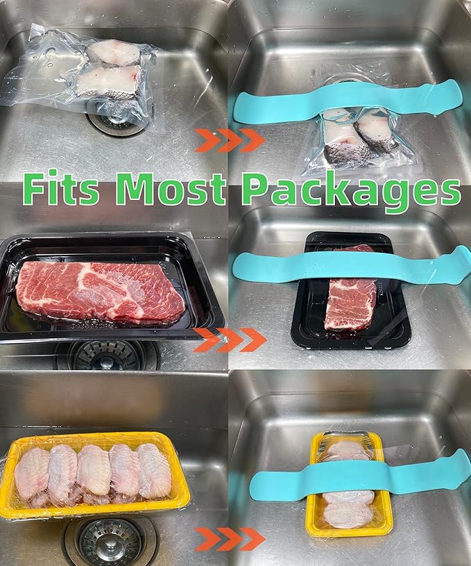 Thaw Belt - (White) Thaws frozen meat Faster & 100% Safer - Thaws in minutes instead of hours