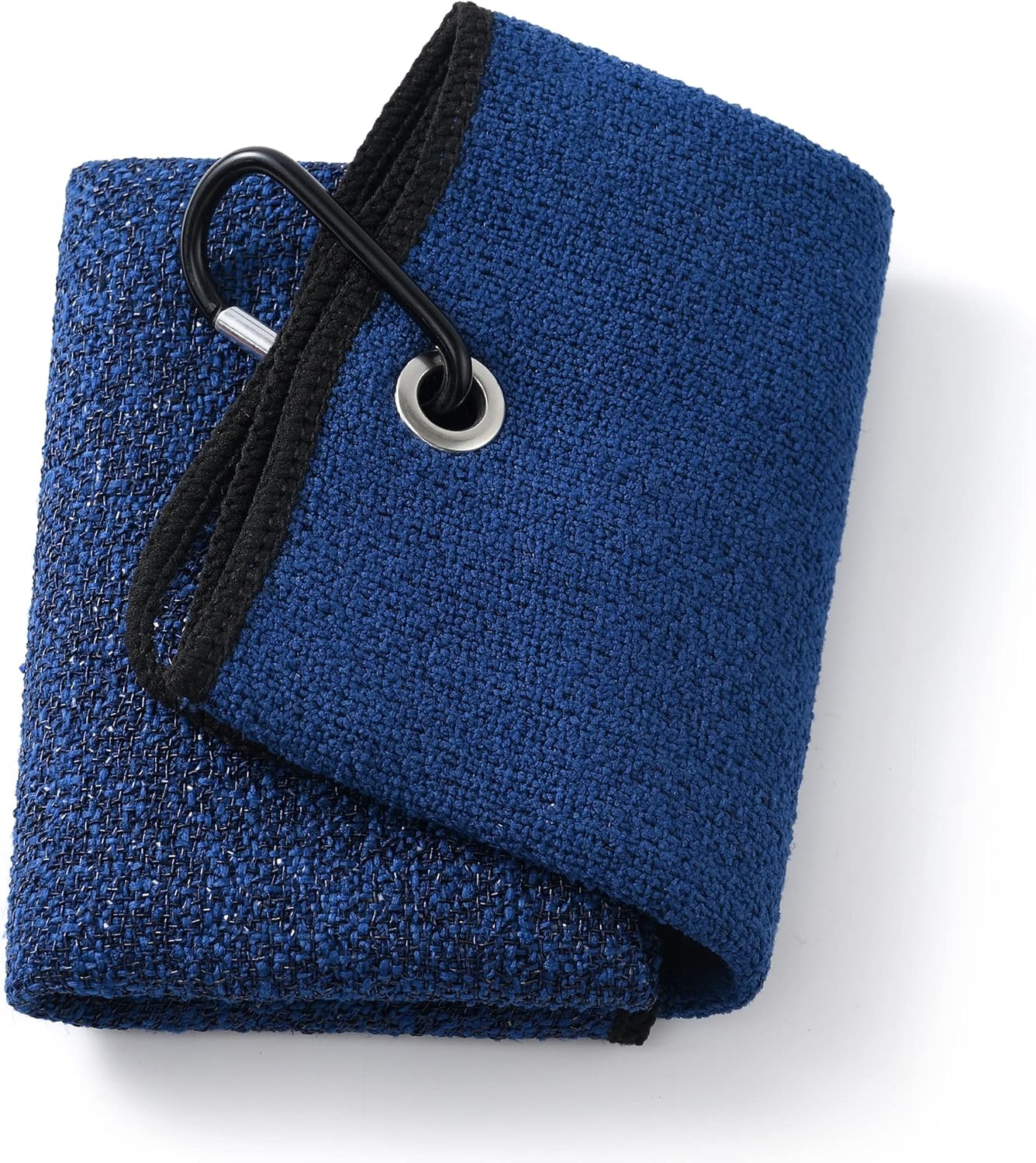 Mile High Life Tri-Fold Golf Towel, 2-in-1 Club & Ball Cleaner, Scratch-Free Scrubbing Side + Ultra-Soft Microfiber, Heavy-Duty Clip, Quick-Dry