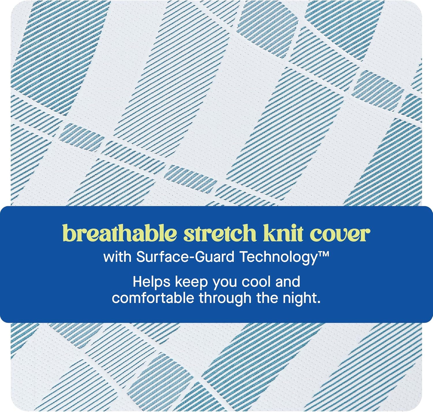 Sealy Dreamlife 12” Hybrid Mattress-in-a-Box, Twin XL, SealyComfort Gel Memory Foam, SealyResponsive Encased Coils, Surface-Guard Technology