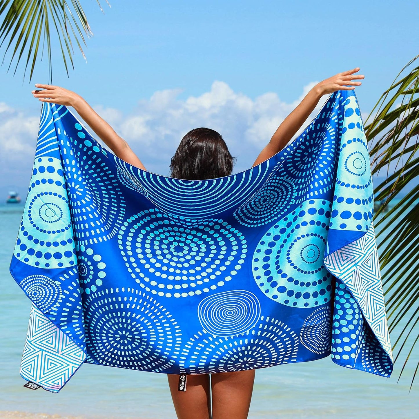 Elite Trend Quick Dry Towel Extra Large 78x35 Inch - Microfiber Beach Towel - Perfect for Beach, Travel, Swimming, Pool, Yoga, Hiking, Camping - Lightweight, Fast Drying, Compact for Adults (Zero)