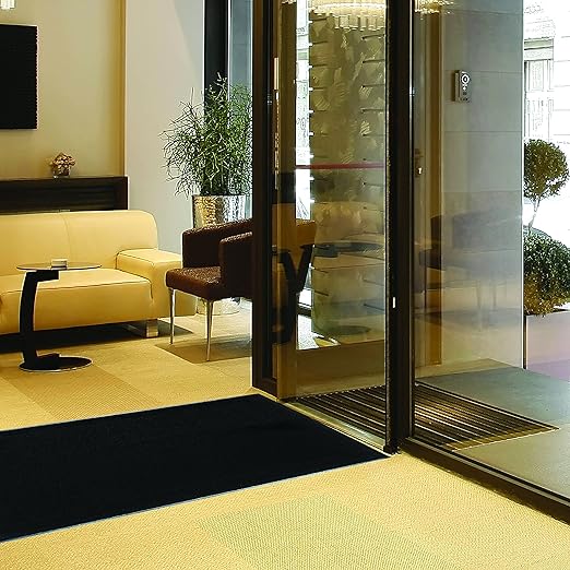 Guardian 94041535 Platinum Series Indoor Wiper Floor Mat, 4' x 15', Black