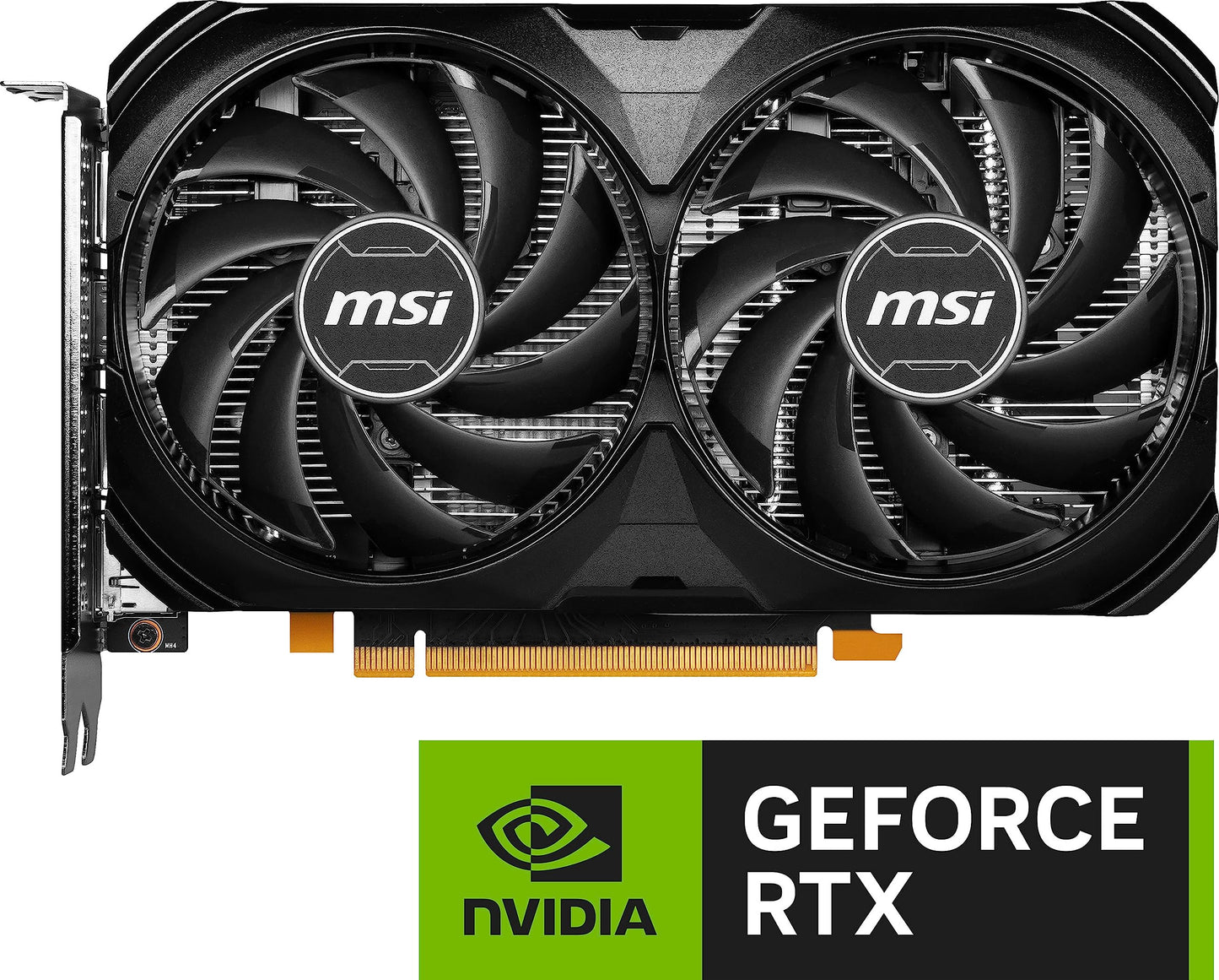 MSI GeForce RTX 4060 8GB GDDR6 Graphics Card - 2505 MHz, 128-Bit, TORX Fan 4.0, Model: VENTUS