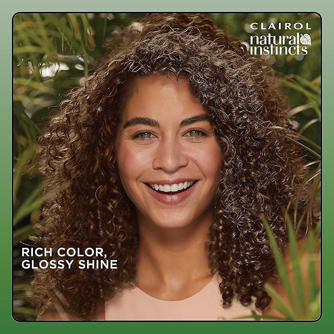 Clairol Natural Instincts Demi-Permanent Hair Dye, 5G Medium Golden Brown Hair Color, Pack of 1