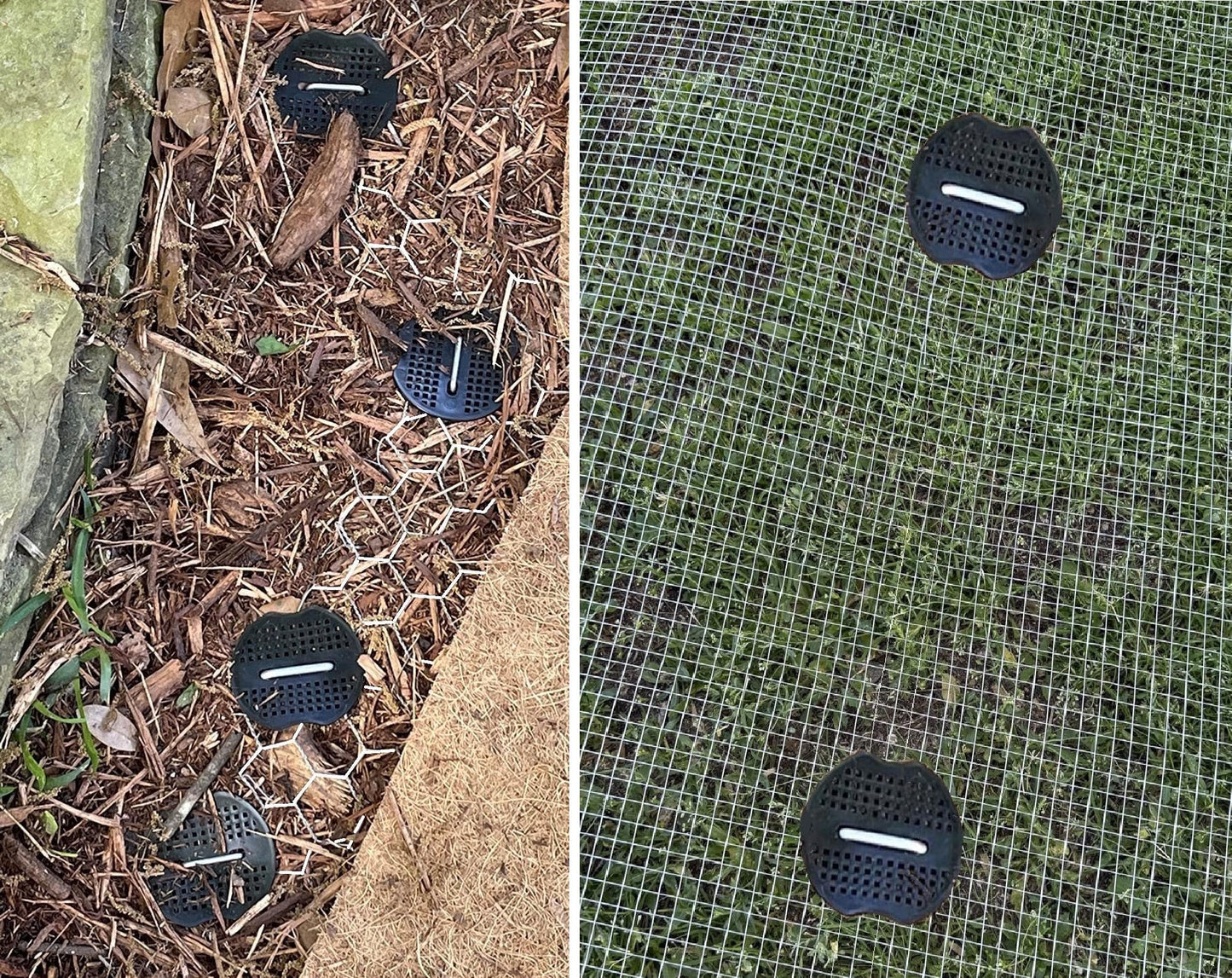 6 Inch 200 PCS Galvanized Landscape Staples with 200 PCS Gasket, Landscape Fabric Pins Stakes Lawn Ground Cover Graden Staples Spikes Weed Barrier Stakes