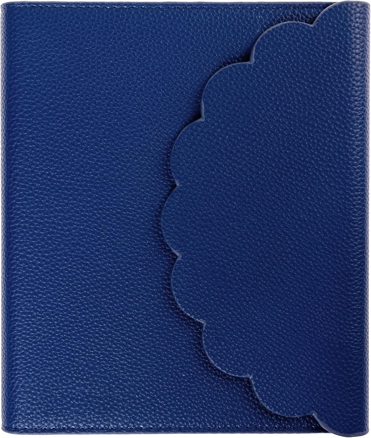 Vegan Leather Wrap Journal by Graphique Luxe Collection, Hardcover Diary Notebook for Writing, 160 Lined Pages, 7” x 8.75”, Colbalt Blue