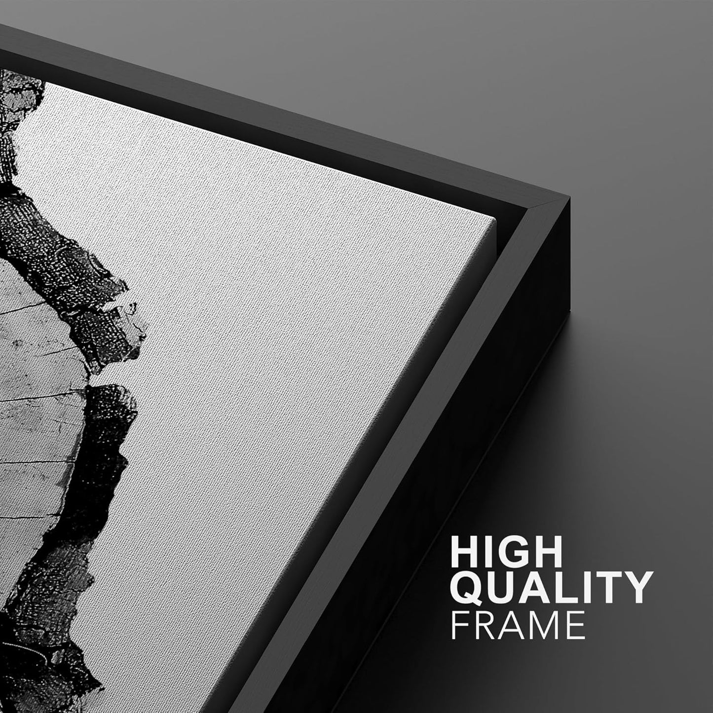 SIGNWIN Framed Wall Art Print Set Black & White Close Up Tree Ring Details Nature Wilderness Photography Modern Art Multicolor for Living Room, Bedroom, Office - 24"x36"x2 Black