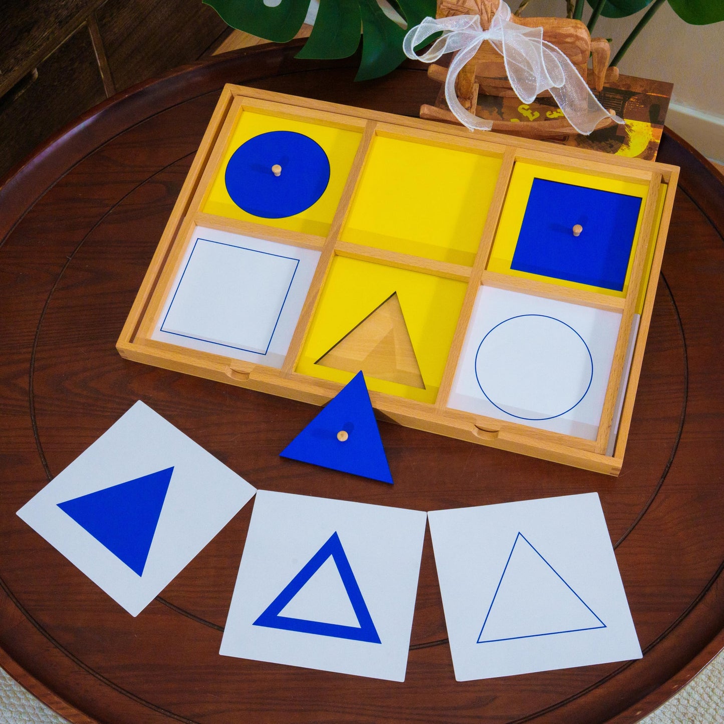 Advanced Montessori Sensory Toys, Montessori Sensorial Kit 2 with Knobless Cylinders & Trinomial Cube, 12 Premium Beechwood Educational Toys for Kids 3-8, Homeschool Preschool Learning Materials