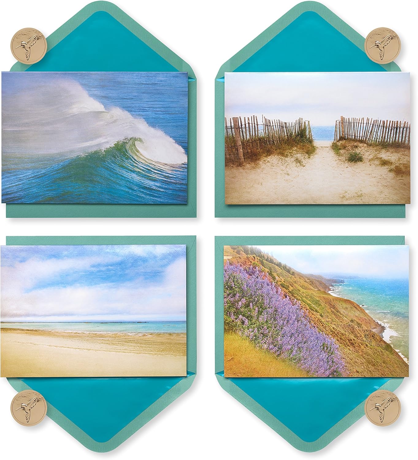 Papyrus Blank Cards with Keepsake Box, By the Sea (20-Count)