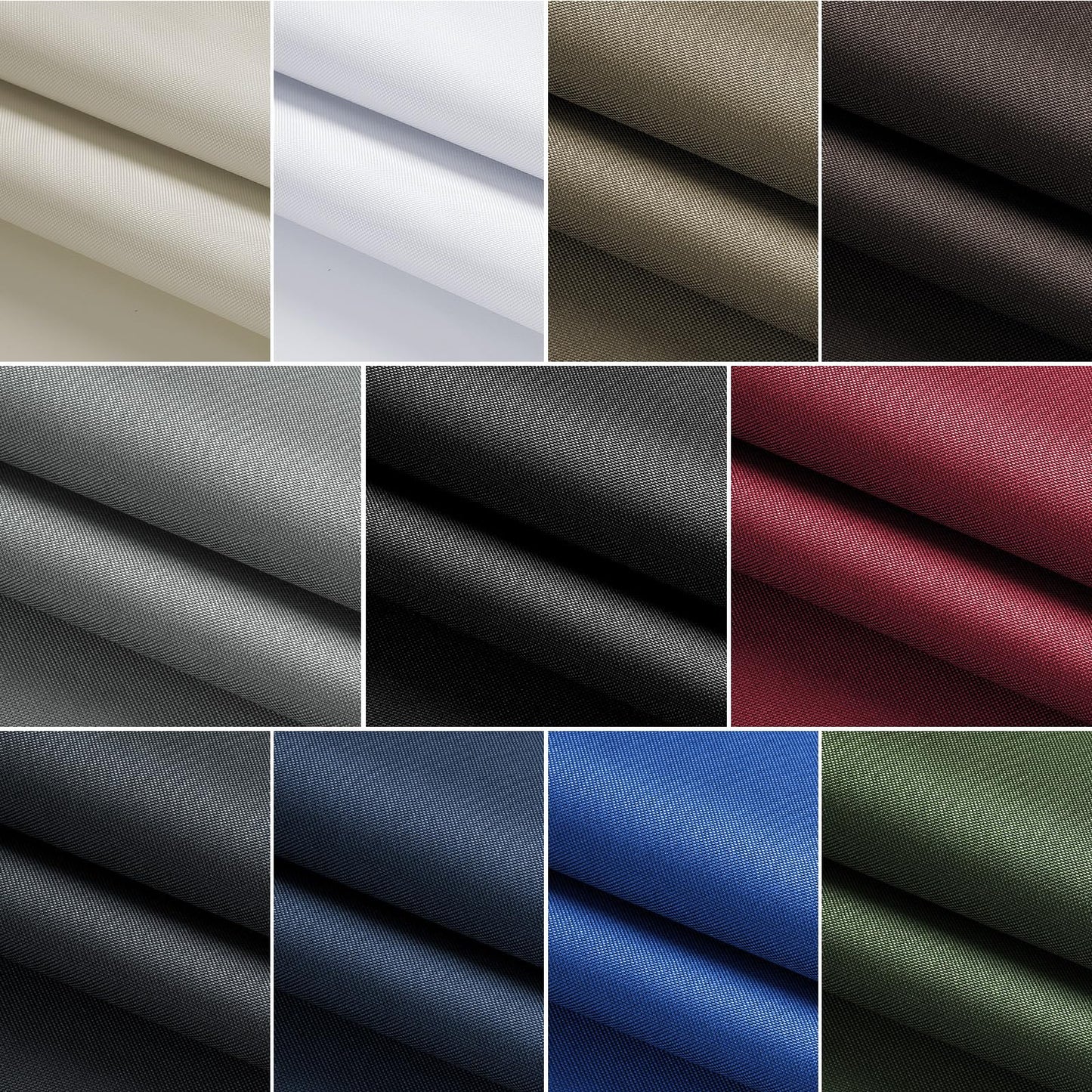 Waterproof Marine Canvas Fabric by The Yard 58"W 600D PVC Backing Water-Resistant Polyester Fabric Upholstery Material for Outdoor Indoor Marine Awning Tent Boat Furniture Cover DIY, 1 Yard Navy Blue
