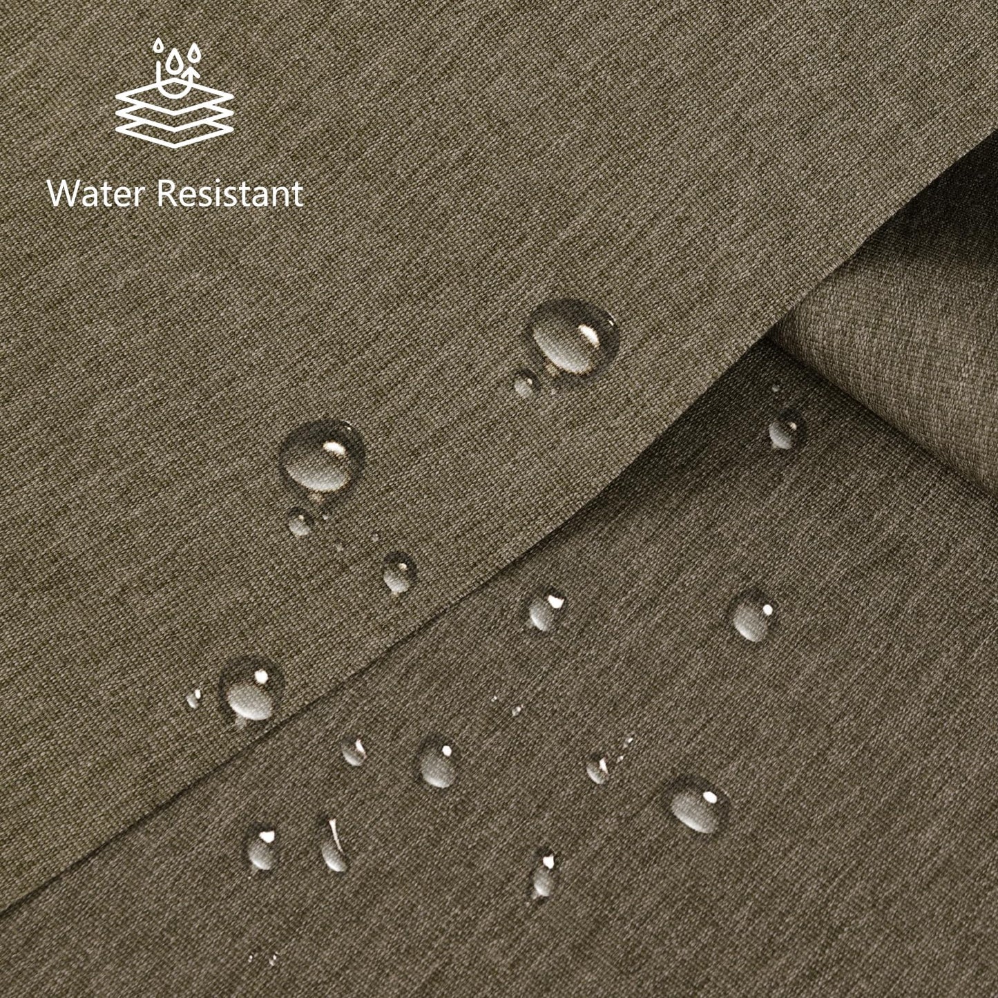 Waterproof Canvas Fabric by The Yard, 58inch 600D Upholstery Fabric Polyester Material Outdoor Water Resistant Material for Sewing Chair Patio Cushion Bag Sofa Seat Repair, 1 Yard Coffee