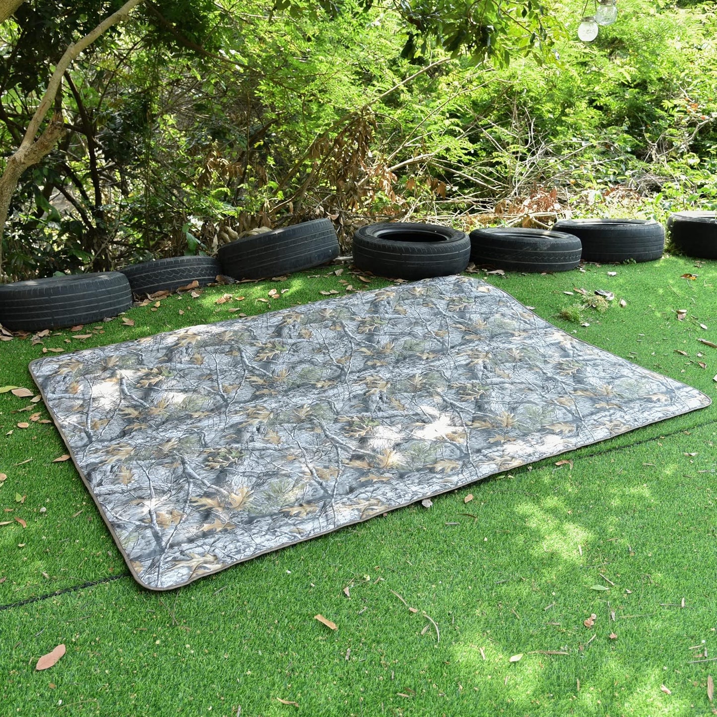 Tongcamo Poncho Liner Military Outdoor Camping Blanket for Travel, Beach, Grass, Picnic, Car Emergency, Outdoor, Survival