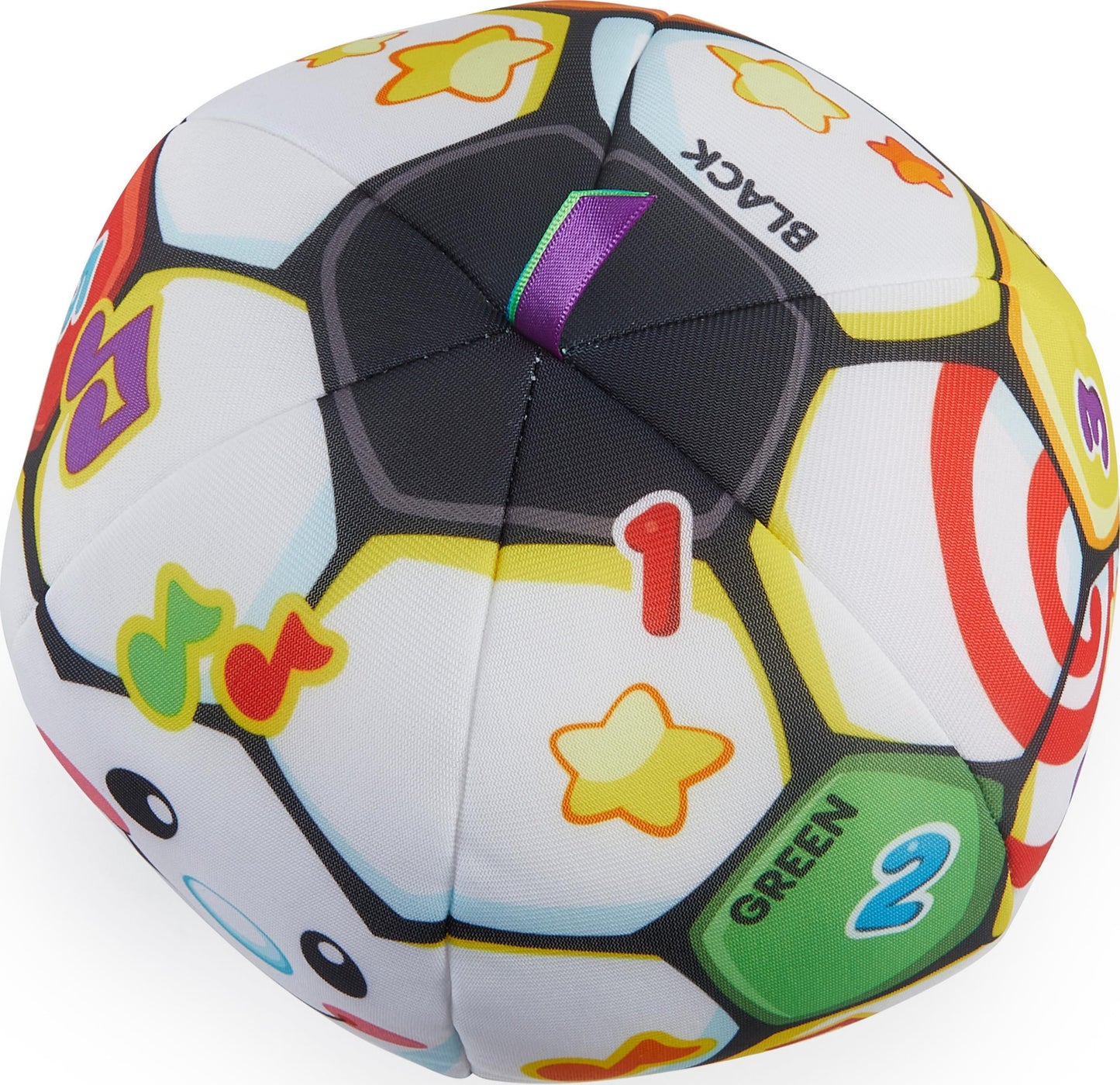 Fisher-Price Baby to Toddler Toy Laugh & Learn Singin’ Soccer Ball Musical Plush with Educational Phrases for Infants Ages 6+ Months