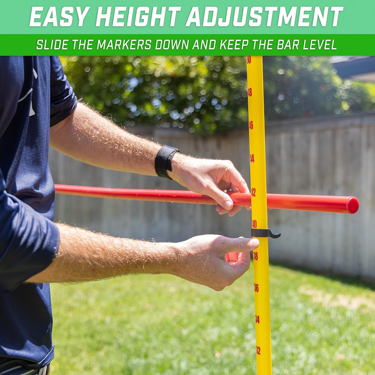 GoSports Lawn Limbo Game for Kids and Adults - Stake into Grass or Sand