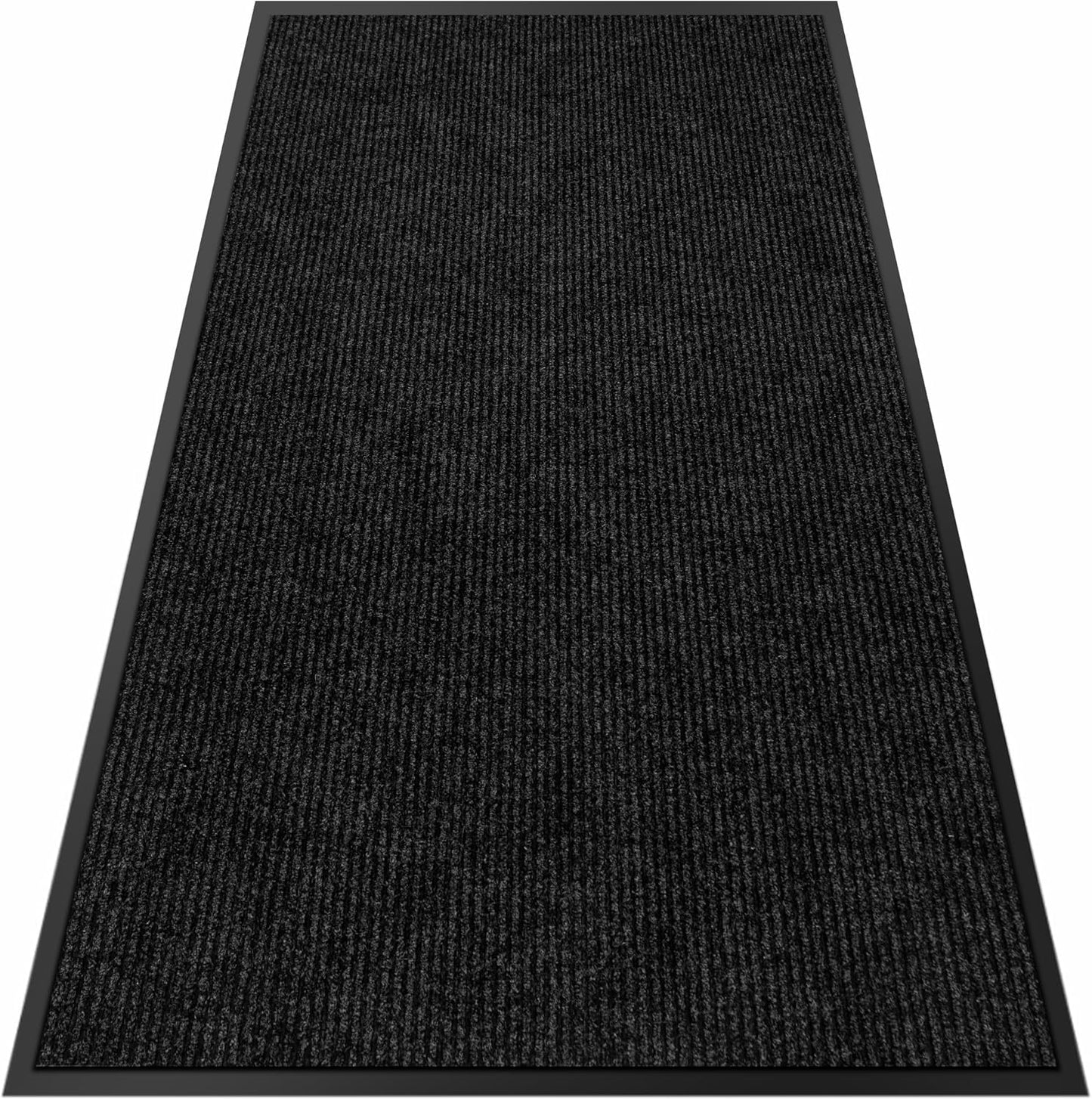 3′ x 14′ Front Door Mat Indoor Outdoor Entrance, Commercial Floor Mat Heavy Duty Dirt Trapper Entryway Doormat, Custom Size Non Slip Rubber Backing Welcome mat, Door Mat for High Traffic Area