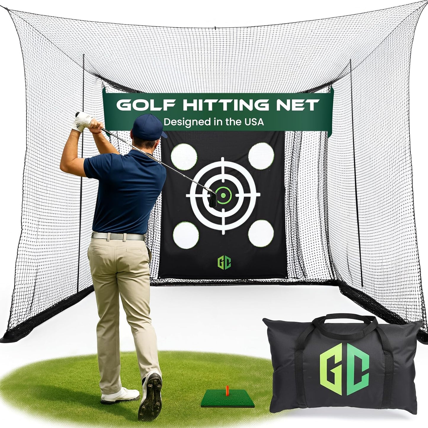 GrdnCare Heavy-Duty Golf Hitting Net
