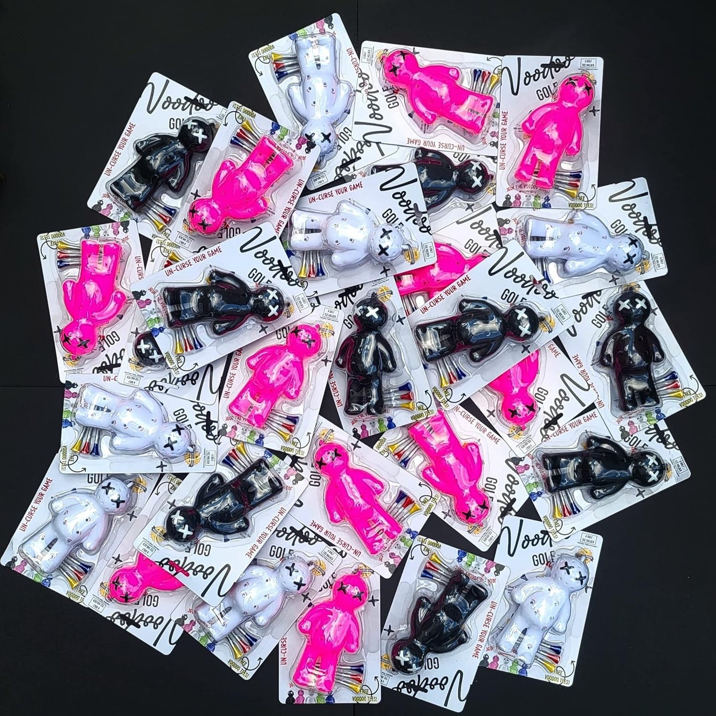 Ball Tee Holder | Novelty Keychain Accessory for Bag | Gifts for Men | Fits 3 1/4, 2 3/4, 1 1/2 Tees