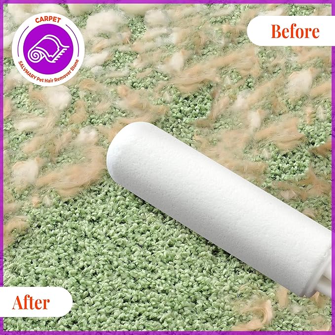 Pumice Stone Toilet Bowl Cleaner with Handle Hard Water Stain Remover for Household Cleaning, Pet Hair Remover Pumice Stone Cat Dog Fur Removal Tool, White 1 Pack