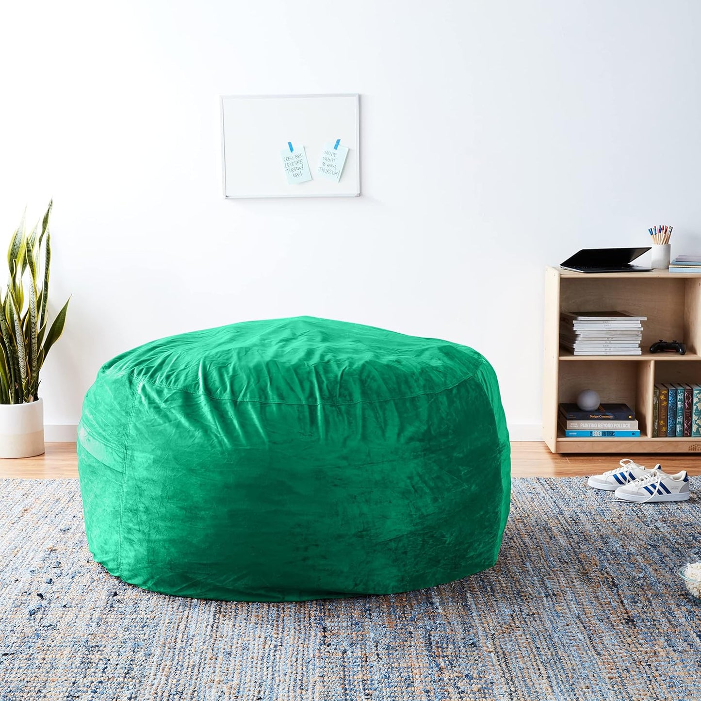 Sofa Sack Bean Bag Chair Cover, 5-Feet, Aqua Marine