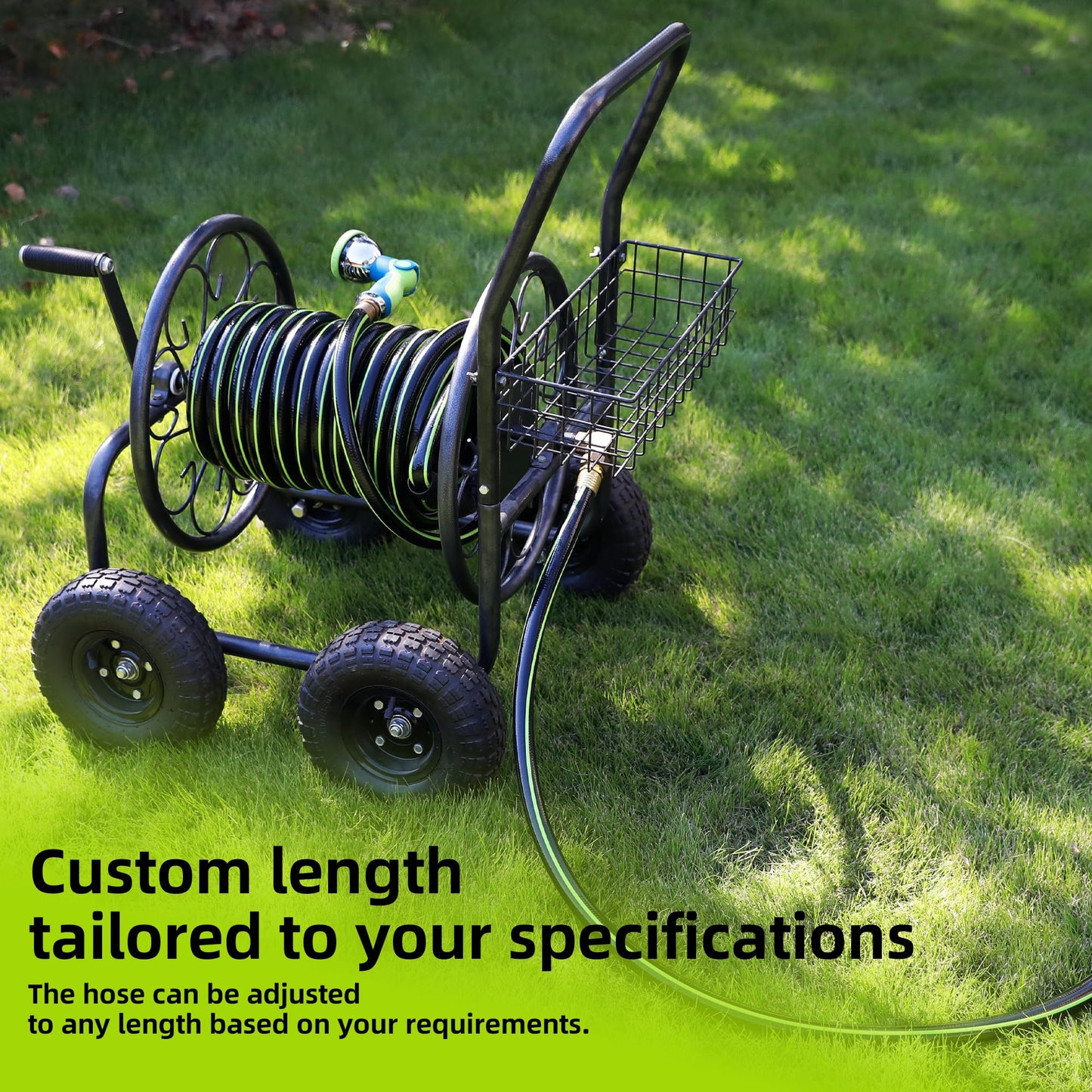 Worth Leader Short Garden Hose 3/4 in. x 4 ft. - Heavy Duty Lightweight PVC Water Hose - Flexible, No Kink, Leakproof, Male to Female Fittings - 200PSI Work & 500PSI Burst, for Lawn & Commercial Use