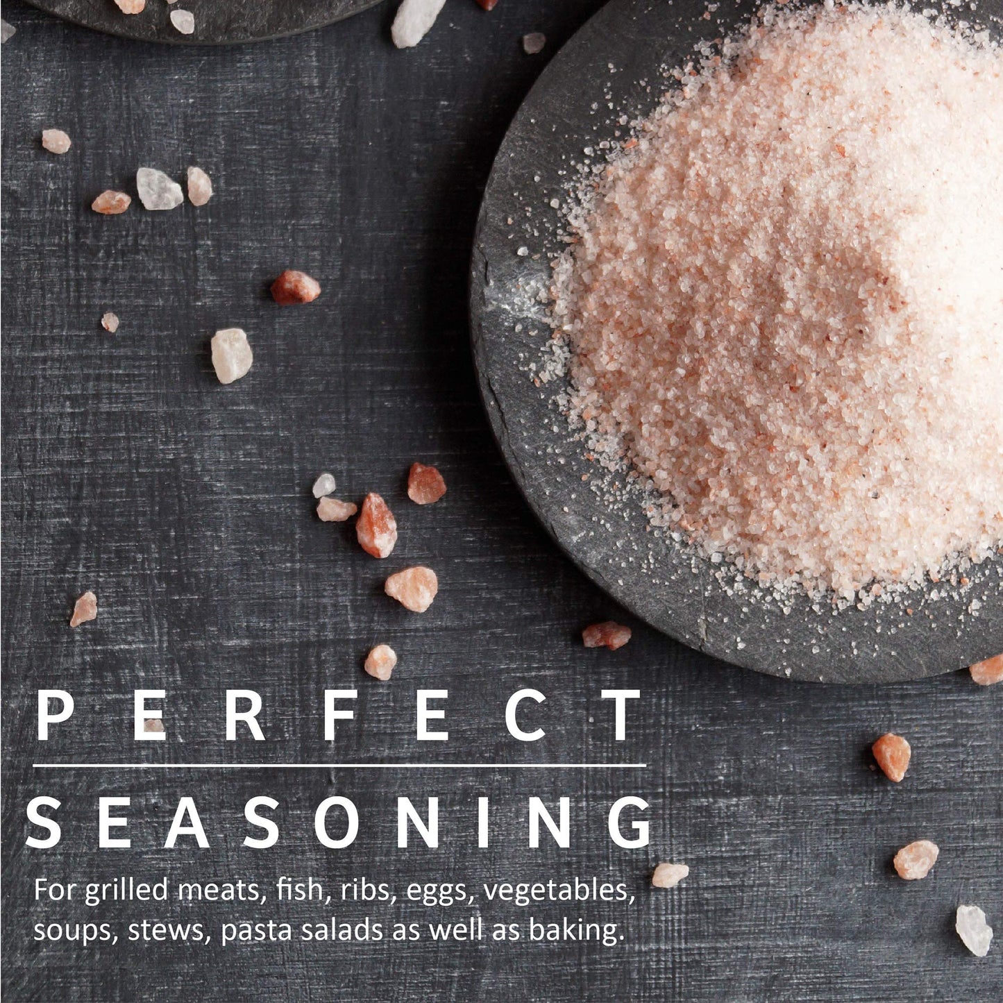 Pink Himalayan Salt - (Coarse Grain) - 2.2 lb Bag - All Purpose Cooking & Grinder Salt - Our Salt will work in a Salt Mill or Salt Grinder - Non GMO, OU Kosher Sea Salt - Nutrient and Mineral Dense for Health - 100% Certified & Tested. By The Spice Lab