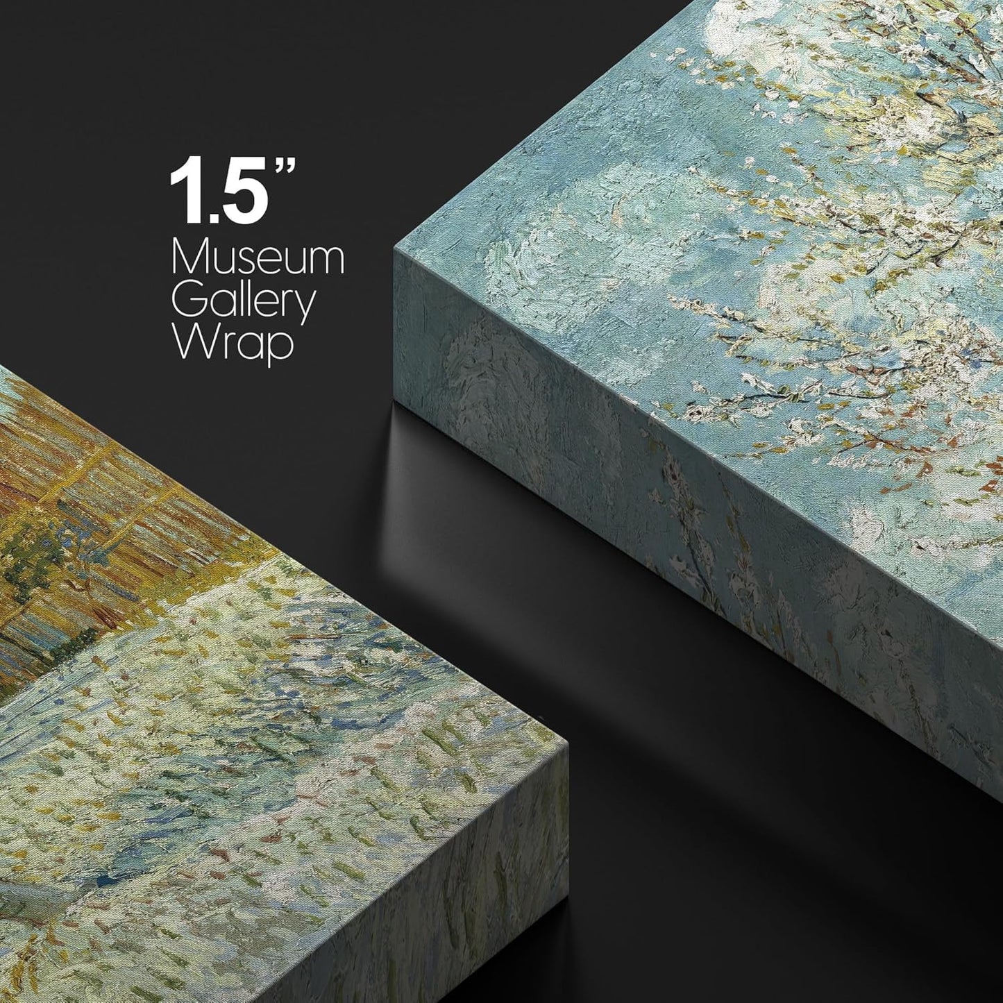 wall26 The Pink Peach Tree by Vincent Van Gogh - Canvas Print Wall Art Famous Oil Painting Reproduction - 24" x 36"