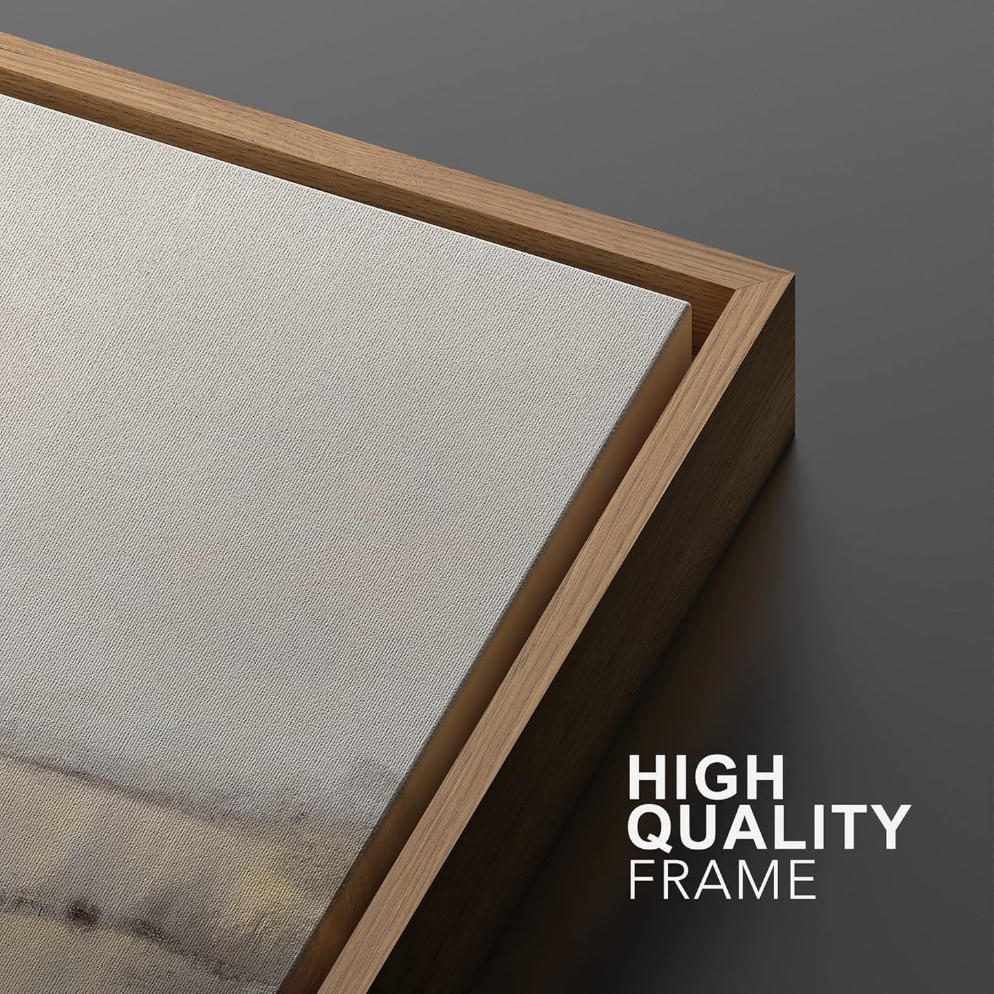 SIGNWIN Framed Canvas Print Wall Art Set Grunge Duotone Tan Landscape Abstract Shapes Illustration Modern Art Decorative Nordic Chic Relax/Zen for Living Room, Bedroom, Office - 24"x36"x2 Natural