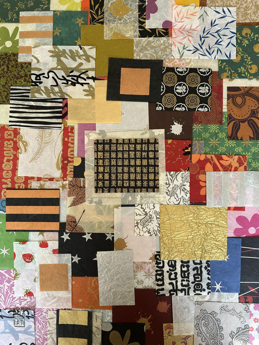 Print Carnival Scrap Pack (100 Pieces) - Mulberry Paper
