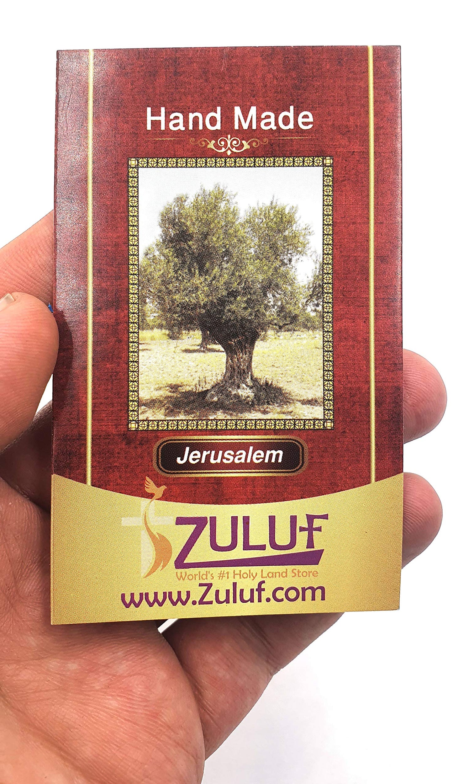ZULUF 6mm Olive Wood Beads Bulk 500pcs – Natural Wooden Pieces for Jewelry Making, Catholic Rosary Supplies, Bracelet Necklace Craft Parts, DIY Macrame, Holy Land with Certificate BEAD021