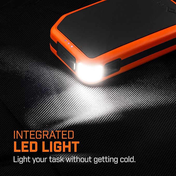 THAW Rechargeable Hand Warmer | 3-in-1 Hand Warmer, Power Bank and Light, 3 Heat Modes, 7 Hours, Double-Sided Heating, Includes Charging Cable