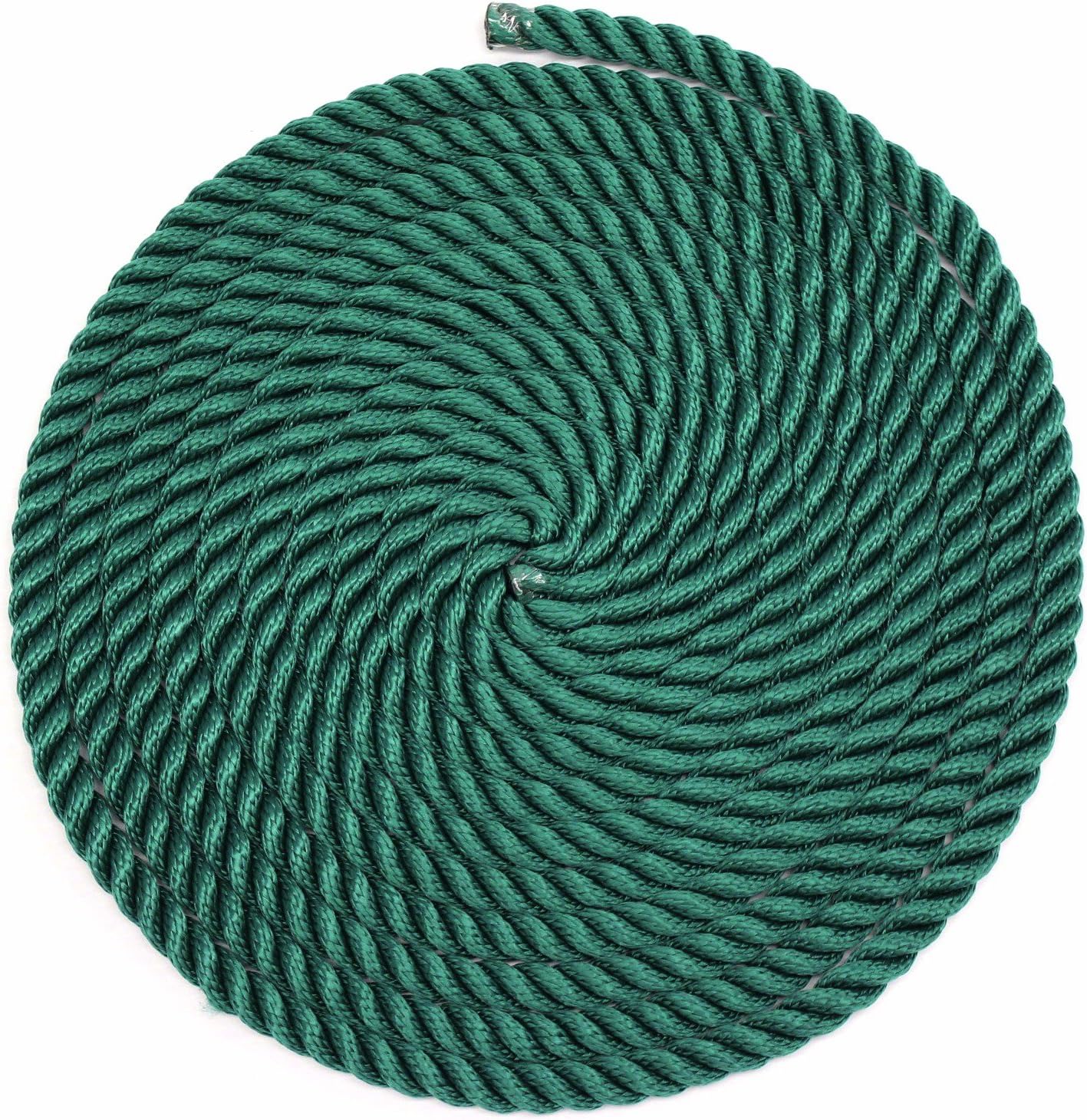 Eastern Jungle Gym 5/8" Nylon Braided Marine Grade Playground Rope Green 15' Long - Swing Set Parts