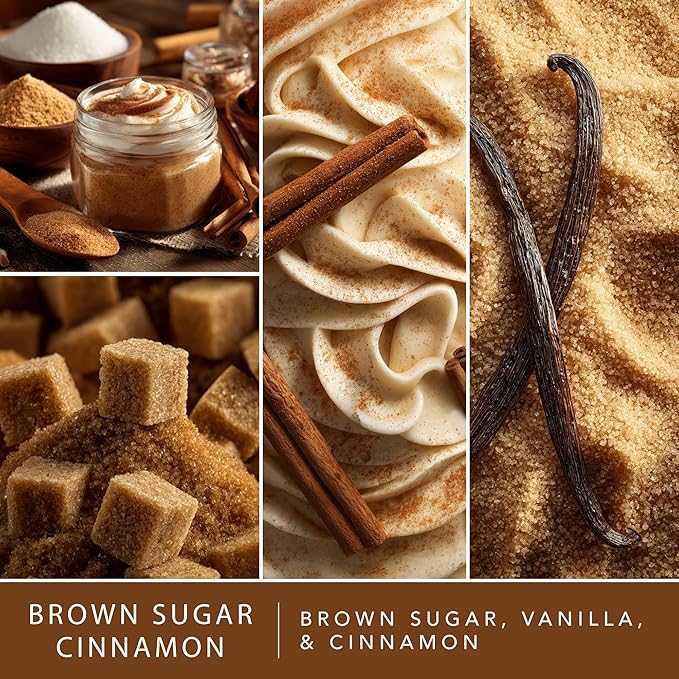 Scentsationals Fragrance Oil Plug In Air Freshener Refills 3-Pack - Brown Sugar Cinnamon - Works with Scentsationals Wall Plugs, Long-Lasting Home Fragrance, 0.8 fl oz Each, Packaging May Vary