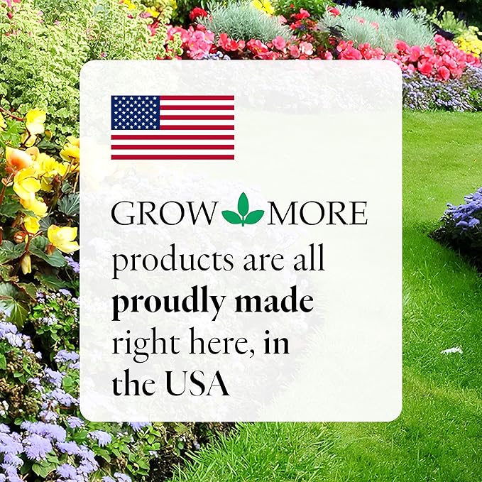 Grow More 0.2-0-0 EDDHA Iron Chelate for Greener Plants on Soils with pH of 7 or Above - 1lb of Water Soluble Chelated 6% Iron for Plants